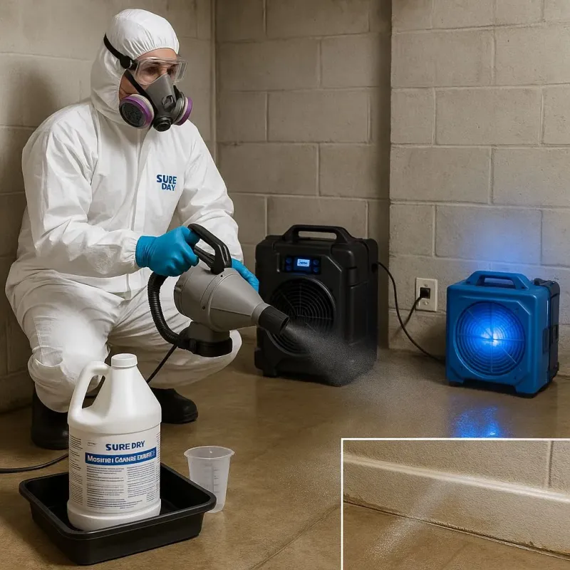 Sanitization and Odor Removal process in Whitehall, WI
