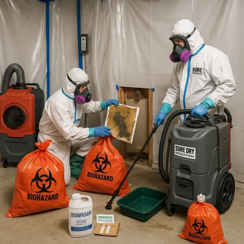 Contaminated Water Handling Protocols process in Whitehall, WI