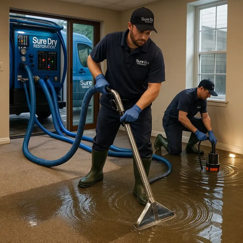 Water Extraction and Removal process in Whitehall, WI